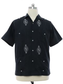 1990's Mens Guayabera Shirt