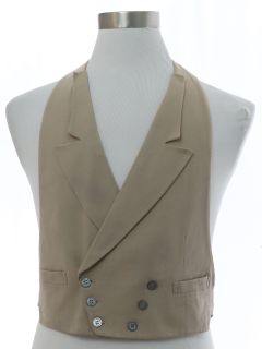 1940's Mens Fab Forties Formal Daywear Vest