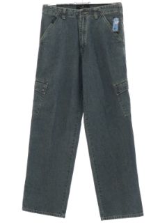 1990's Womens Designer Cargo Style Jeans Pants