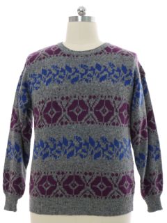 1980's Mens Snowflake Sweater