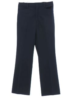 1980's Mens Dark Blue Leisure Pants