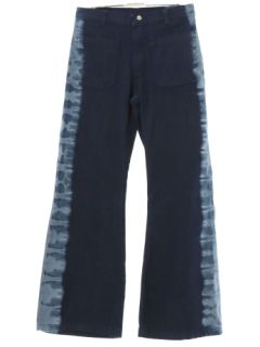 1970's Unisex Navy Issue Bellbottom Jeans Pants