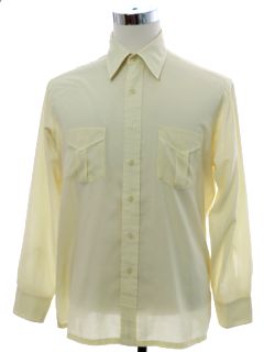 1970's Mens Mod Sport Shirt