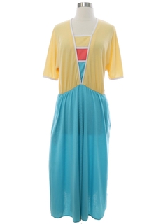 1980's Womens Totally 80s Dress