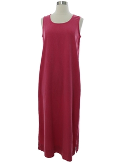 1990's Womens Cotton Maxi Dress