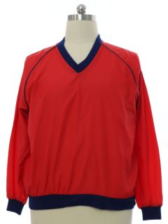 1980's Mens Sunderland of Scotland Windbreaker Style Sweatshirt