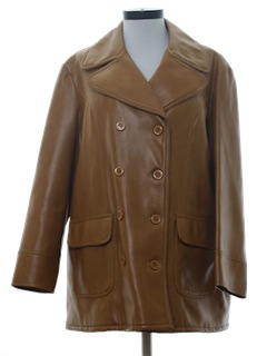 1970's Women Vinyl Coat Jacket