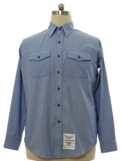 1990's Mens Military Work Shirt