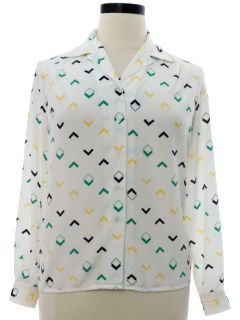 1980's Womens Secretary Shirt