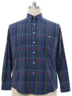 1980's Mens Preppy Shirt