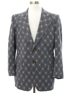 1970's Mens Disco Blazer Sport Coat Jacket