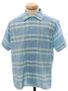 1960's Mens Mod Sport Shirt