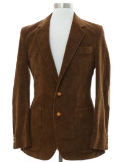 1980's Mens Corduory Blazer Sport Coat Jacket