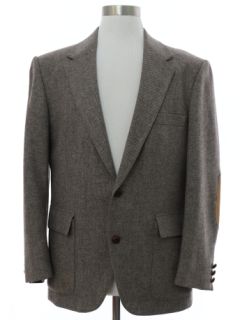 1980's Mens Wool Blazer Sport Coat Jacket