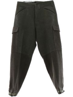 1940's Mens Swedish Military Pants