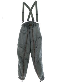1980's Mens Airforce Arctic Extreme Cold Aviator Military Pants