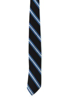 1960's Mens Diagonal Striped Skinny Necktie