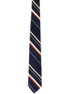 1980's Mens Diagonal Striped Necktie