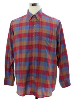 1980's Mens Preppy Shirt