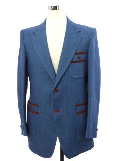 1970's Mens Disco Blazer Sport Coat Jacket