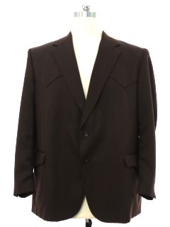 1990's Mens Circle S Western Blazer Sport Coat Jacket