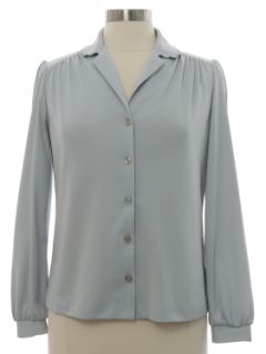 Womens Vintage 80s Secretary Shirts at RustyZipper.Com Vintage Clothing