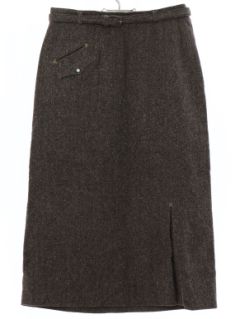 1960's Womens Lipman Wolfe Mod Wool Skirt