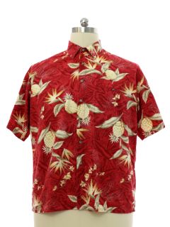 1990's Mens Cotton Hawaiian Shirt