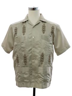 1990's Mens Guayabera Shirt