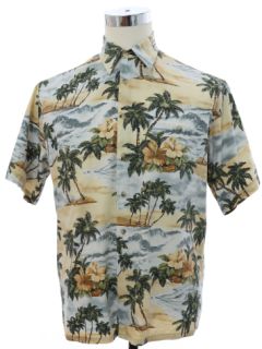 1990's Mens Pierre Cardin Cotton Hawaiian Shirt