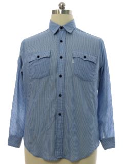 1980's Mens Levis Western Style Shirt