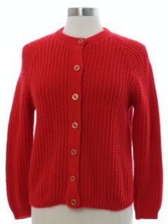 1960's Womens Cardigan Sweater