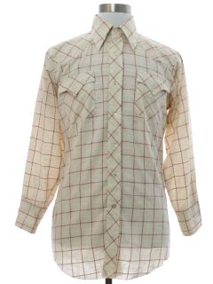 1970's Mens Prior Western Hippie Shirt