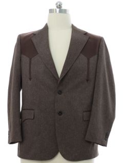 1990's Mens Circle-S Western Blazer Sport Coat Jacket