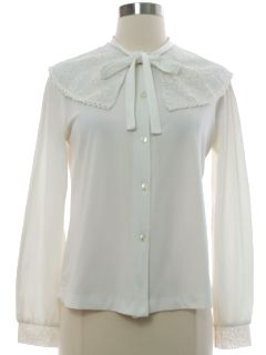1970's Womens Mod Secretary Shirt