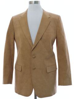 1980's Mens Ultra-Suede Blazer Sport Coat Jacket
