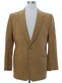 1980's Mens Ultra-Suede Blazer Jacket