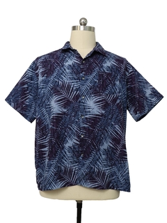 1990's Mens Graphic Print Sport Shirt