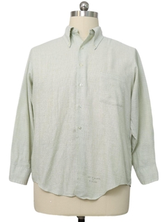 1970's Mens Mod Preppy Shirt