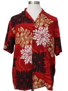 1990's Mens Kalaheo Rayon Hawaiian Shirt