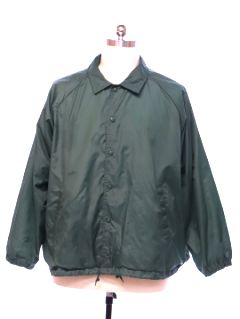 1990's Mens Windbreaker Snap Front Jacket