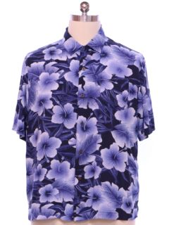 1990's Mens Rayon Hawaiian Shirt