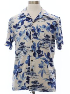 1990's Mens Rayon Hawaiian Shirt