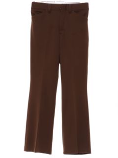 1970's Mens Brown Leisure Pants