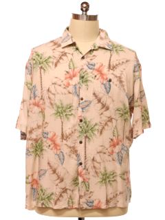 1990's Mens Rayon Hawaiian Shirt