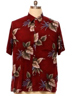 1990's Mens Rayon Hawaiian Shirt