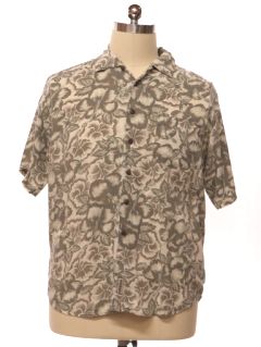 1990's Mens Rayon Hawaiian Shirt