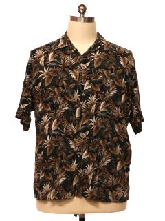 1990's Mens Rayon Hawaiian Shirt