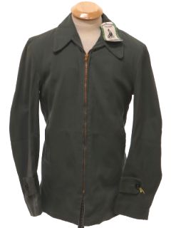 1940's Unisex Cotton Twill Weather Proof Jacket