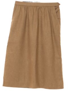 1980's Womens Wool Blend Skirt